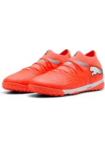 Puma, Unisex, Fussballschuhe, FUTURE 9 PRO Cage (45), Rot, Weiss, Schwarz, Silber