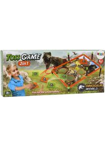 Lean Toys 2-in-1-Geschicklichkeitsspiel: Sack- und Ringwurf (Deutsch)