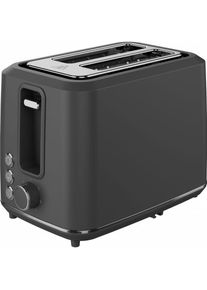 Aeno 2-slice toaster TS1, 1000W, 7 toasting stages, extra toasting, grey, Toaster, Grau