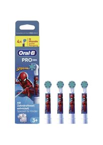 Oral-B, Zahnb&uuml;rstenkopf, Aufsteckb&uuml;rsten Kids Spiderman 4er Aufsteckb&uuml;rsten (4x)