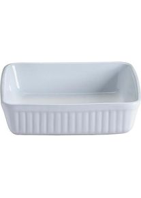 Mason Cash 2001.549 Collection Fine Stoneware Square Roasting Baking and Serving Dish, Ceramic, Whit, Auflaufform