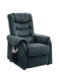 Livetastic , Dunkelblau , Textil , 76x106x94 cm , Stoffauswahl, Relaxfunktion, Netzbetrieb , Wohnzimmer, Sessel, Fernsehsessel