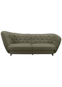 Mid.you , Gr&uuml;n , Textil , 256x85x115 cm , Made in EU , Wohnzimmer, Sofas & Couches, Sofas, Big Sofas