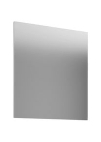 Mid.you , Wei&szlig; , Holzwerkstoff , rechteckig , 80x40x3 cm , Badezimmer, Badezimmerspiegel, Badspiegel