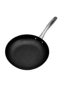 GSW , Schwarz , Metall , 2.5 l , ISO 9001 , hitzebest&auml;ndige Griffe, backofengeeignet, kratzfest, rostfrei, antihaftbeschichtet, geschmacksneutral, energiesparend, antihaftversiegelte Wabenstruktur, schadstofffrei gem&auml;&szlig; EU-Standards , Kochen & Essen, Pfannen, Bratpfannen