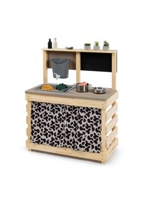 Muddy Buddy , Grau, Birkefarben , Holz , Zypresse , 40x90x80 cm , EN 71, FSC 100% , Spielwaren, Spielzeug, Kinderk&uuml;chen & Werkb&auml;nke