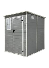 Beldano , Grau , Metall, Kunststoff , 181x197x181 cm , Freizeit im Garten, Gartenbauten, Gartenh&auml;user