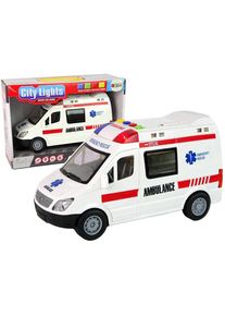 Lean Toys Krankenwagen mit Reibungsantrieb