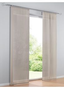 HEINE HOME unisex Schiebevorhang in taupe ,Gr&ouml;&szlig;e 145x60 cm, Witt, 100% Polyester