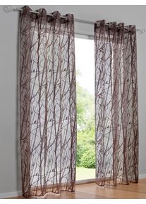 HEINE HOME unisex Dekostore in braun ,Gr&ouml;&szlig;e 225x140 cm, Witt, 75% Viskose, 25% Polyester