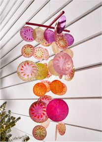 Carillon Capiz de Boltze - fuchsia - taille 40x25 cm - bonprix