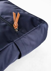 Sac &agrave; dos &agrave; d&eacute;tails contrastants - bleu - taille 48x38,5 cm - bonprix