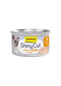 6x70g Gimcat ShinyCat in Jelly H&uuml;hnchen