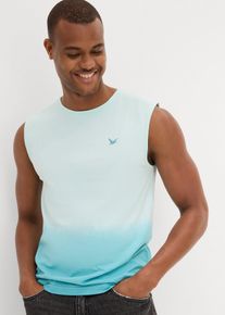 bonprix Koszulka bez rękaw&oacute;w, z czystej bawełny (2 szt.), niebieski, 48/50 (M)