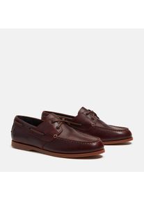 Bootsschuh Timberland "CEDAR BAY ESSENTIAL BOAT SHOE", Herren, Gr. 41, mdbrn fgran blk, Leder, Schuhe Bootsschuh, aus Leder