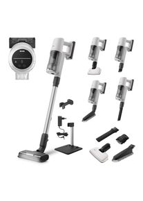 AEG Akku-Hand-und Stielstaubsauger "6000 AKKU-STAUBSAUGER (AP61HB21SH)", wei&szlig; (shell wei&szlig;), B:25cm H:106cm T:26,2cm, Akkusauger, sehr leicht 2,5 kg, 53 % Recyclingmaterial, bis zu 50 Min. Laufzeit, Akku-Hand-und Stielstaubsauger