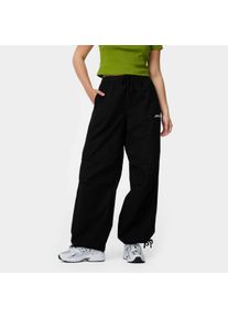 Funktionshose Santa Cruz "STRIP PARACHUTE PANT", Damen, Gr. M (10), N-Gr, schwarz, Obermaterial: 100% Baumwolle, Hosen Funktionshose, aus Baumwolle, sportlicher Stil, bequeme Passform
