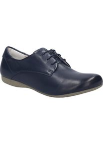 Schn&uuml;rschuh Josef Seibel "Fiona 84", Damen, Gr. 42, ocean used, Leder, Schuhe Schn&uuml;rschuh, Businessschuh, Halbschuh mit Ziern&auml;hten, in Weite G (=weit)