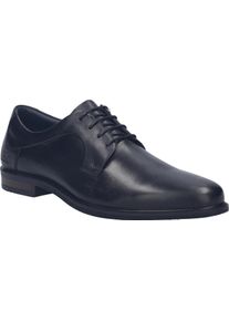 Schn&uuml;rschuh Josef Seibel "Desmond 01", Herren, Gr. 41, schwarz, Leder, Schuhe Schn&uuml;rschuh, Anzugschuh, mit herausnehmbarer Innensohle, Weite H (=sehr weit)