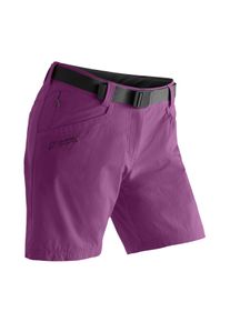 Funktionsshorts Maier Sports "Lulaka Shorts", Damen, Gr. 40, Normalgr&ouml;&szlig;en, lila, 90% Polyamid, 10% Elasthan, Hosen Funktionsshorts, Damen Shorts, kurze Wanderhose, Outdoorhose mit 4 Taschen, Regular Fit