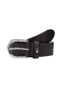 Lederg&uuml;rtel Tommy Hilfiger "New Danny", Damen, Gr. 95, schwarz, Leder, G&uuml;rtel Lederg&uuml;rtel, mit dezenter Logo-Schlaufe