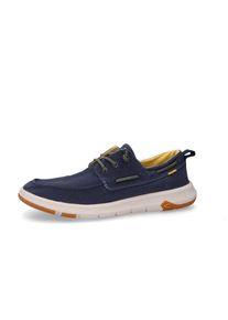 Slipper Camel Active, Herren, Gr. 44, navy, Textil, Basic, Schuhe Slipper, Schlupfschuh, Bootsschuh mit attraktiver Ziernaht und Durchz&uuml;gen