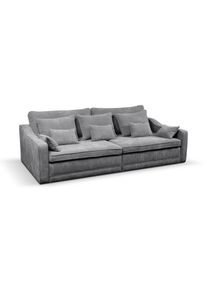 Mid.you , Grau , Textil , F&uuml;llung: Schaumstoffflocken,Schaumstoffflocken,Schaumstoffflocken , 276x71-92x137 cm , Stoffauswahl , Wohnzimmer, Sofas & Couches, Wohnlandschaften, Wohnlandschaften mit Bettfunktion