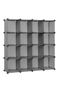 M&Ouml;BELIX M&ouml;belix , Grau , Metall, Kunststoff , 153x153x31 cm , Beim&ouml;bel erh&auml;ltlich, Typenauswahl , Kleinm&ouml;bel, Regale, B&uuml;cherregale