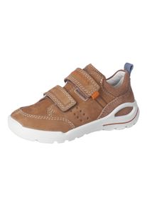 Sneaker Ricosta "June", Jungen, Gr. 28, braun, Nubukleder, Veloursleder, Schuhe Sneaker, Halbschuh mit Klett, Gr&ouml;&szlig;enschablone zum Download, WMS: weit
