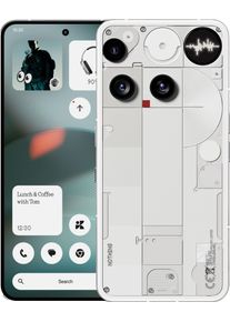 NOTHING Smartphone "Phone (3)", Energieeffizienz: A, wei&szlig;, 256 GB, Mobiltelefone, Smartphone