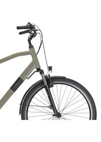 E-Bike MBM "Elektro-Citybike RHEA MAN 28 Zoll, oliv", gr&uuml;n (beige), Elektrofahrr&auml;der, E-Bike
