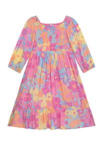 Sommerkleid DANAMADE "DANAMADE Dresses DLILLY", M&auml;dchen, Gr. 134, bunt (multicolor), Obermaterial: 100% Viskose. Futter: 100% Baumwolle, Kleider Sommerkleid