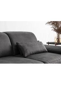 Sit & More Sofakissen SIT & MORE "Cabana", grau, B:65cm H:25cm T:10cm, 100% Polyester, Polsterauflagen, Sofakissen, wahlweise 2er- oder 3er-Nierenkissen-Set