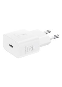 Samsung Schnelllade-Ger&auml;t "USB-C Schnelllader T2510 25W mit USB-C zu USB-C Kabel", wei&szlig;, B:8,7cm H:2,6cm T:11,8cm, Ladeger&auml;te, Schnelllade-Ger&auml;t
