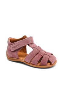 Sandale bisgaard "carly", M&auml;dchen, Gr. 21, violet, Veloursleder, Schuhe Sandale, Babysandale f&uuml;r Laufanf&auml;nger, Gr&ouml;&szlig;enschablone zum Download