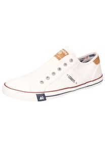 Slip-On Sneaker Lerros, Herren, Gr. 46, wei&szlig;, Textil, kontrastfarbene Details, Schuhe Slip-On Sneaker, Schlupfschuh, Halbschuh, Sneaker im l&auml;ssigen Look