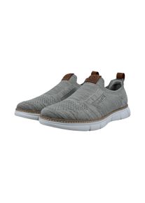 Slip-On Sneaker Bugatti, Herren, Gr. 45, beige, grau, Textil, meliert, Schuhe Slip-On Sneaker, Sock-Sneaker, Slipper, Freizeitschuh zum Schlupfen