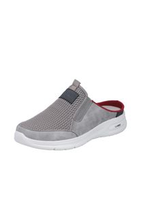 Clog Rieker, Herren, Gr. 44, Textil, grau, Lederimitat, Textil, Schuhe Clog, Sommerschuh, Hausschuh, Schlupfschuh mit seitlichen Stretcheins&auml;tzen, Topseller