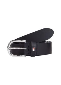 Lederg&uuml;rtel Tommy Hilfiger "New Danny", Damen, Gr. 80, blau (marine), Leder, G&uuml;rtel Lederg&uuml;rtel, mit dezenter Logo-Schlaufe