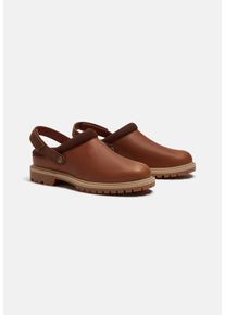 Timberland Damer Slipper 'Clog Shoe' beige St&oslash;rrelse 41