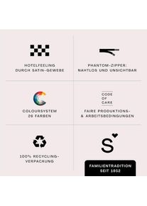 Schlafgut, Kissenbezug &raquo;Premium Kissenbezug Woven Satin (1 St)&laquo; Ton-in-Ton Rei&szlig;verschluss, Fadendichte von 300tc, Uni, OEKO Tex, Red Deep, Mako-Satin,