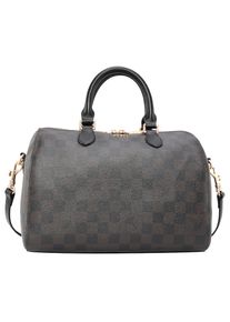 JOOP!, Damen, Henkeltasche &raquo;cortina piazza aurora handbag shz&laquo; abnehmbarer Umh&auml;ngeriemen, dunkelbraun, B/H/T: 30 cm x 21 cm x 18 cm, Aus 