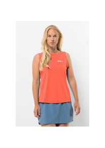 Jack Wolfskin, Damen, Funktionstop &raquo;PRELIGHT CHILL TANK W&laquo;, digital-orange, XL (46), Funktionales T-Shirt