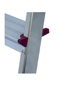 Krause, Trittleiter &raquo;CORDA&laquo;, silberfarben, Aluminium, 5 Sprossen