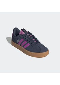 adidas Sportswear, Damen, Sneaker &raquo;VL COURT 3.0&laquo; inspiriert vom Design des adidas samba, Shadow Navy / Purple Burst / Silver Metallic, 41, Ein 