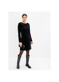 bonprix, Damen, Minikleid &raquo;Minikleid&laquo; f&uuml;r stilvolle Auftritte, aus Polyester und Elasthan, schwarz, 40/42 (M) - N-Gr, Minikleid mit elegantem Stil f&uuml;r