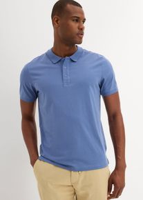 Polo in jersey di puro cotone biologico (pacco da 2), Blu, Taglia 64/66 (3XL), bonprix