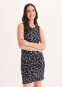 Miniabito sciancrato in mesh fine, Nero, Taglia 58/60 (XXL), bonprix