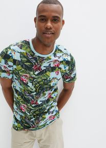 T-shirt in puro cotone biologico, Blu, Taglia 60/62 (XXL), bonprix