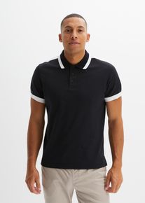 Polo in piquet, Nero, Taglia 56/58 (XL), bonprix